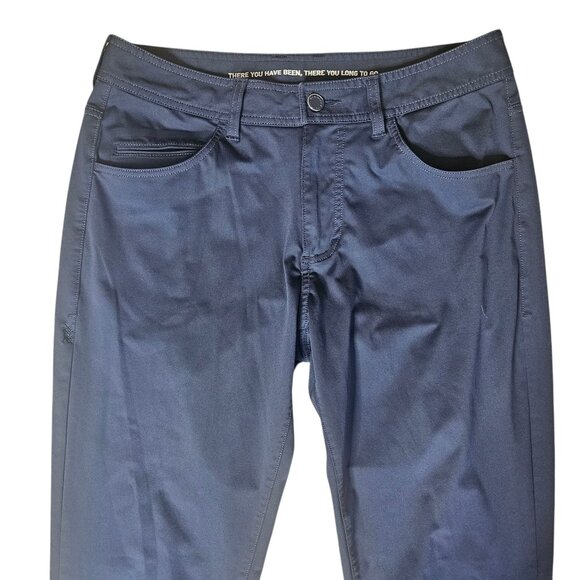 RHONE Commuter 5 Pocket Pants Slim Straight Men's 32x30 Blue Performance Golf - Picture 1 of 12